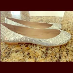 Wedding flats - rhinestone Steve Madden 8.5